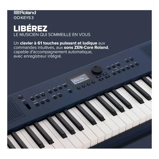 Autre vue du Clavier arrangeur Roland GO:KEYS 3