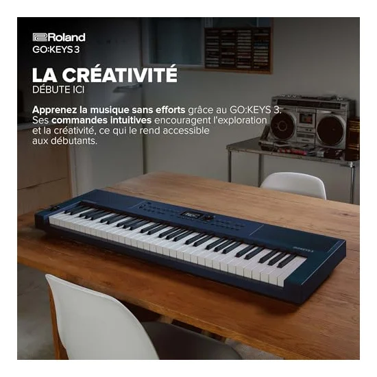 Autre vue du Clavier arrangeur Roland GO:KEYS 3