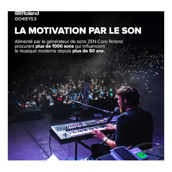 Autre vue du Clavier arrangeur Roland GO:KEYS 3