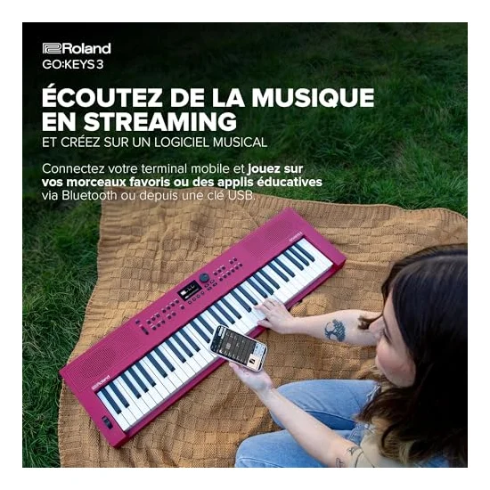 Autre vue du Clavier arrangeur Roland GO:KEYS 3