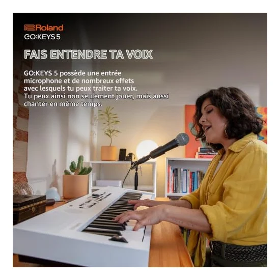 Autre vue du Clavier arrangeur Roland GO:KEYS 5