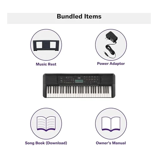 Autre vue du Clavier arrangeur Yamaha PSR-E283