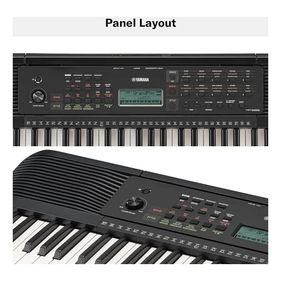Autre vue du Clavier arrangeur Yamaha PSR-E283