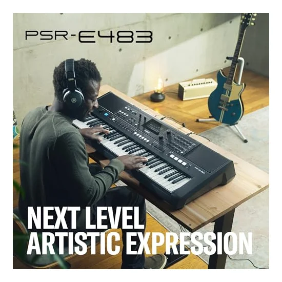 Autre vue du Clavier arrangeur Yamaha PSR-E483