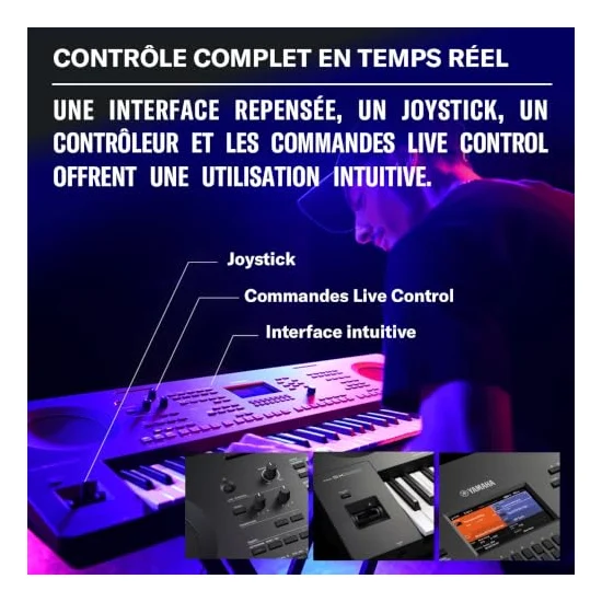 Autre vue du Clavier arrangeur Yamaha PSR-SX620