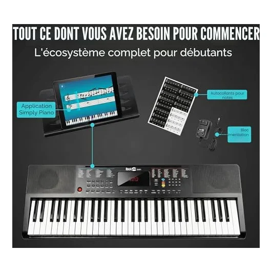 Autre vue du Clavier pour enfant RockJam RJ361