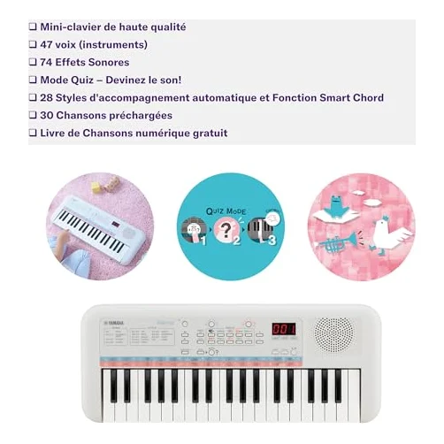 Autre vue du Clavier pour enfant Yamaha PSS-E30 Remie
