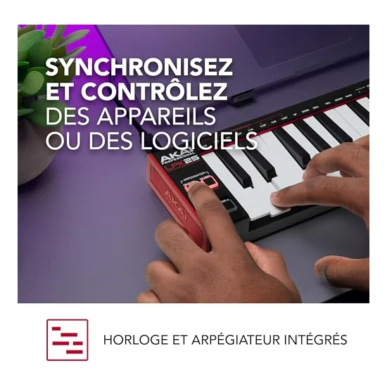 Autre vue du Clavier maître MIDI Akai Professional LPK25 MK2