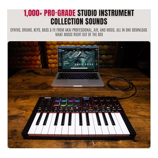 Autre vue du Clavier maître MIDI Akai Professional MPK Mini IV