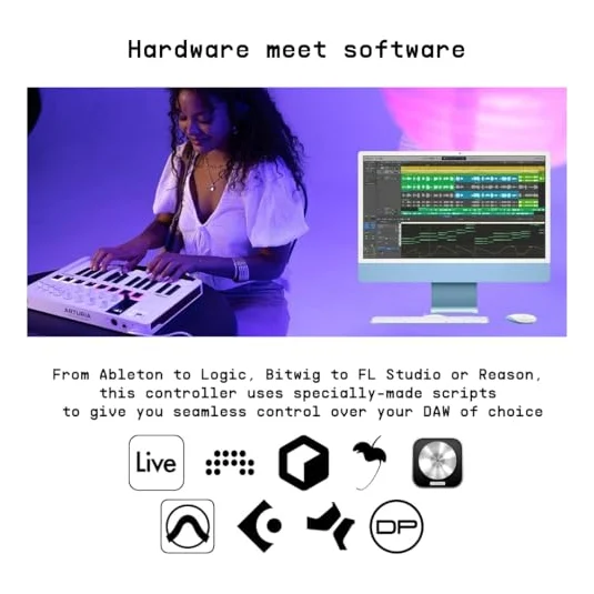 Autre vue du Clavier maître MIDI Arturia MiniLab 3