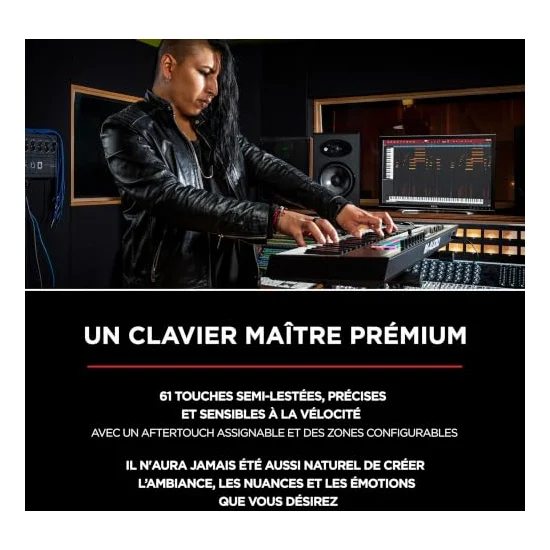 Autre vue du Clavier maître MIDI M-Audio Oxygen Pro 61