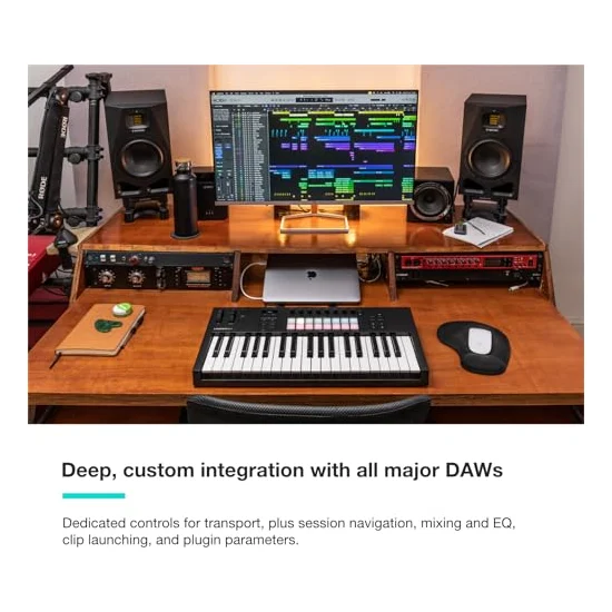 Autre vue du Clavier maître MIDI Novation Launchkey 37 MK4