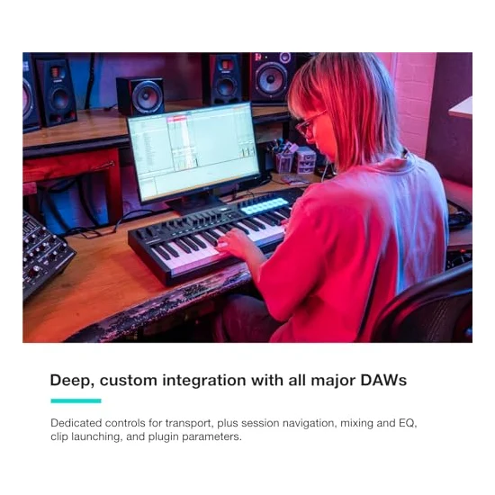 Autre vue du Clavier maître MIDI Novation Launchkey 49 MK4