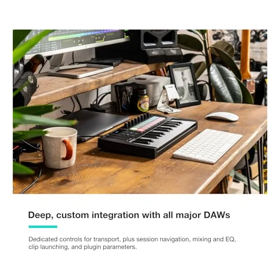 Autre vue du Clavier maître MIDI Novation Launchkey Mini 25 MK4