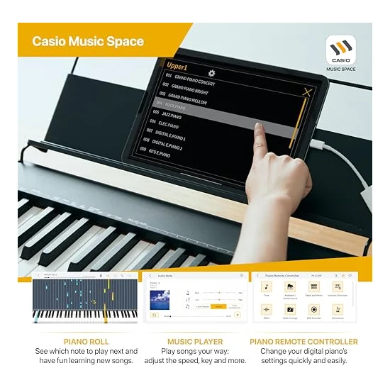 Autre vue du Piano numérique portable Casio CDP-S110