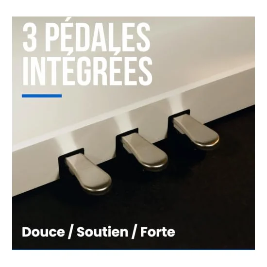 Autre vue du Piano numérique à meuble Woodbrass DP2 MK2