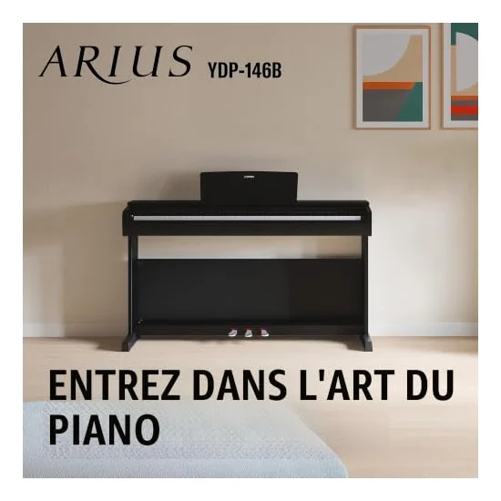 Autre vue du Piano numérique à meuble Yamaha Arius YDP-146