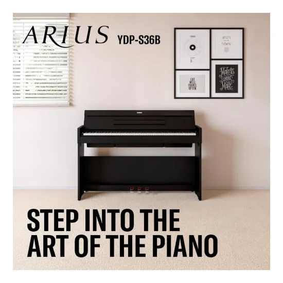 Autre vue du Piano numérique à meuble Yamaha Arius YDP-S36