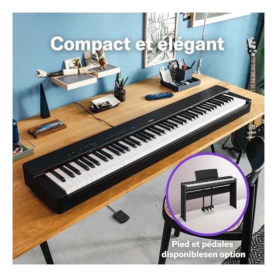 Autre vue du Piano numérique portable Yamaha P-225